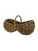 Vintage 1950s Burgundy Grape Harvesting Basket Weston Table