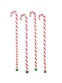 Vintage 1950s Candy Cane Glass Swizzle Sticks Weston Table