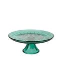 Vintage 1950s Canfield Emerald Green Cake Stand Weston Table