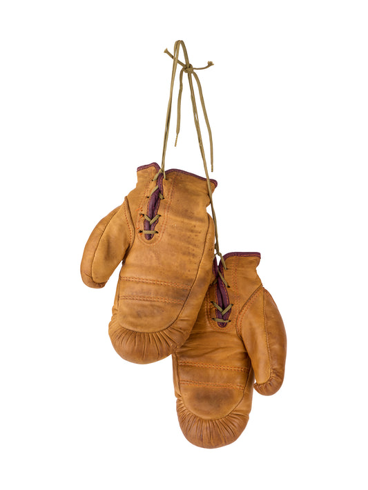 Vintage 1950s Children's Boxing Gloves Weston Table
