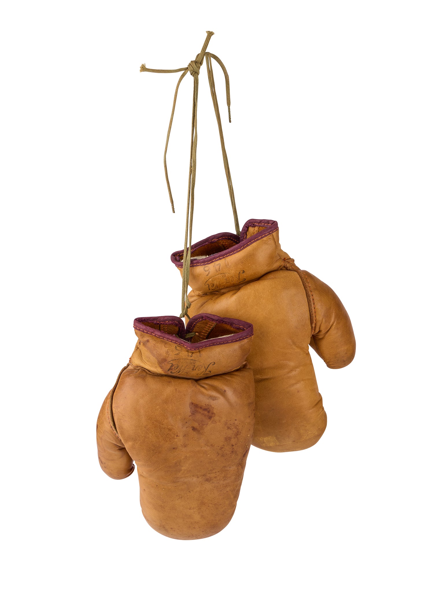 Vintage 1950s Children's Boxing Gloves Weston Table