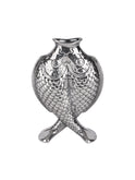 Vintage 1950s Christofle Silver Plate Deux Poissons Vase Weston Table