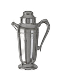 Vintage 1950s Chrome Cocktail Shaker with Vine Etchings Chrome Handle Weston Table