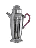Vintage 1950s Chrome Cocktail Shaker with Vine Etchings Weston Table