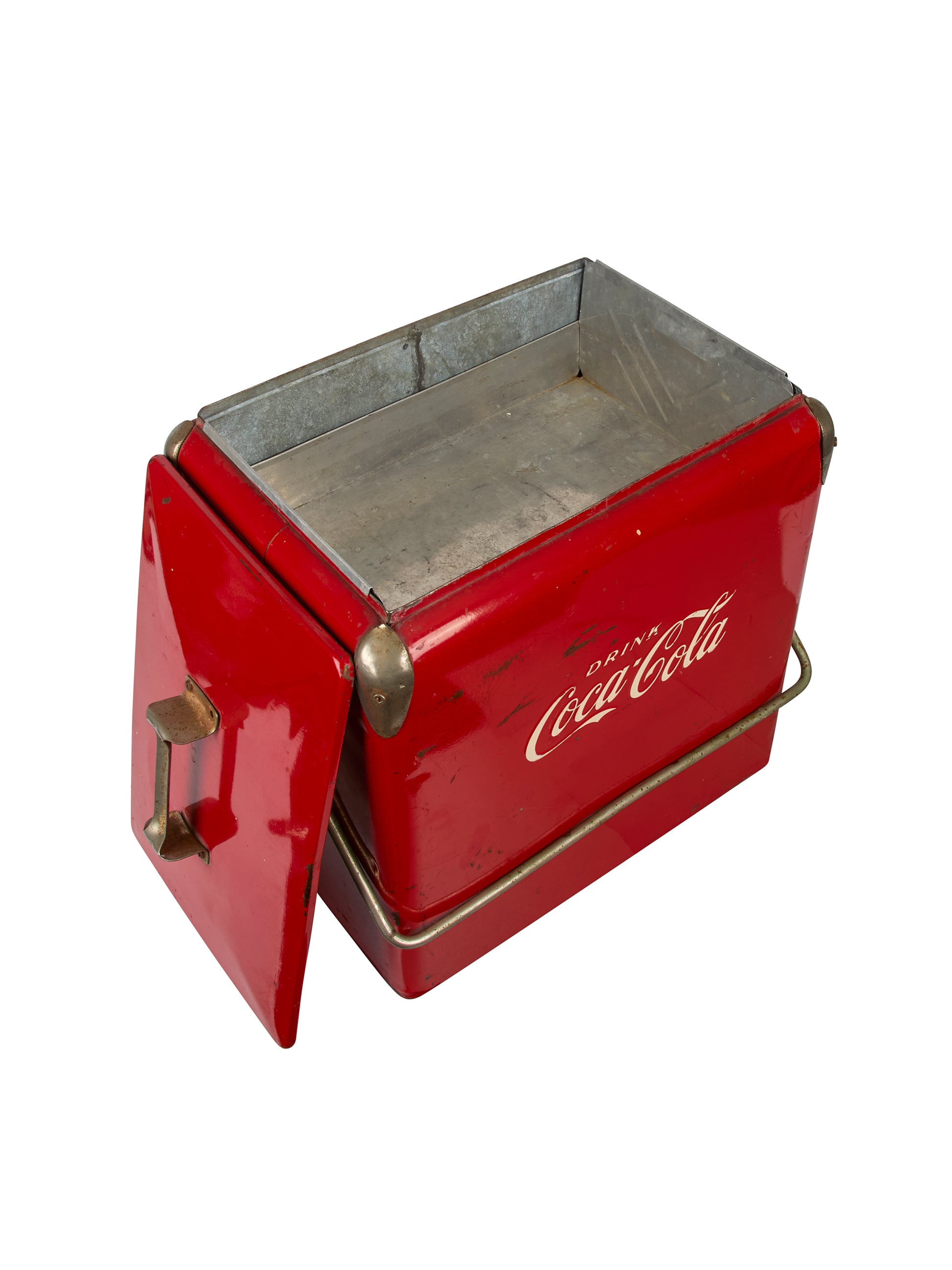 Vintage 1950s Coca-Cola Picnic Cooler with Sandwich Tray Weston Table