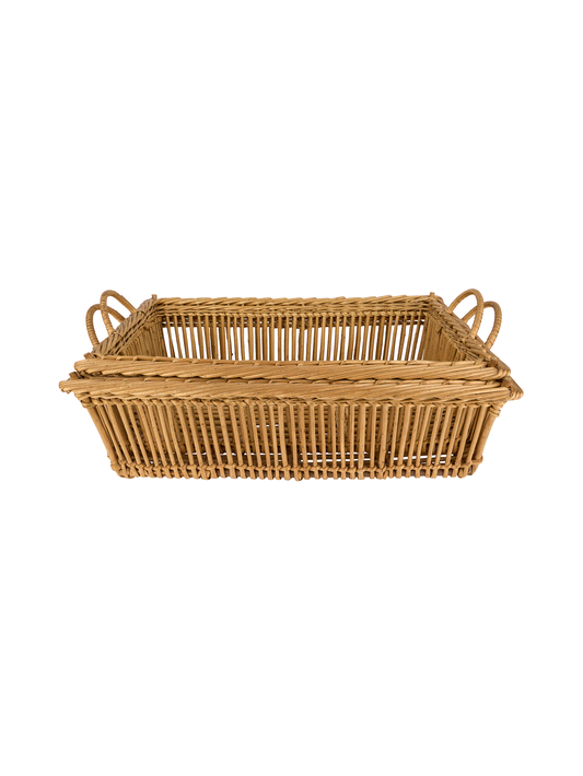 Vintage 1950s Commercial Boulangerie Display Basket Weston Table