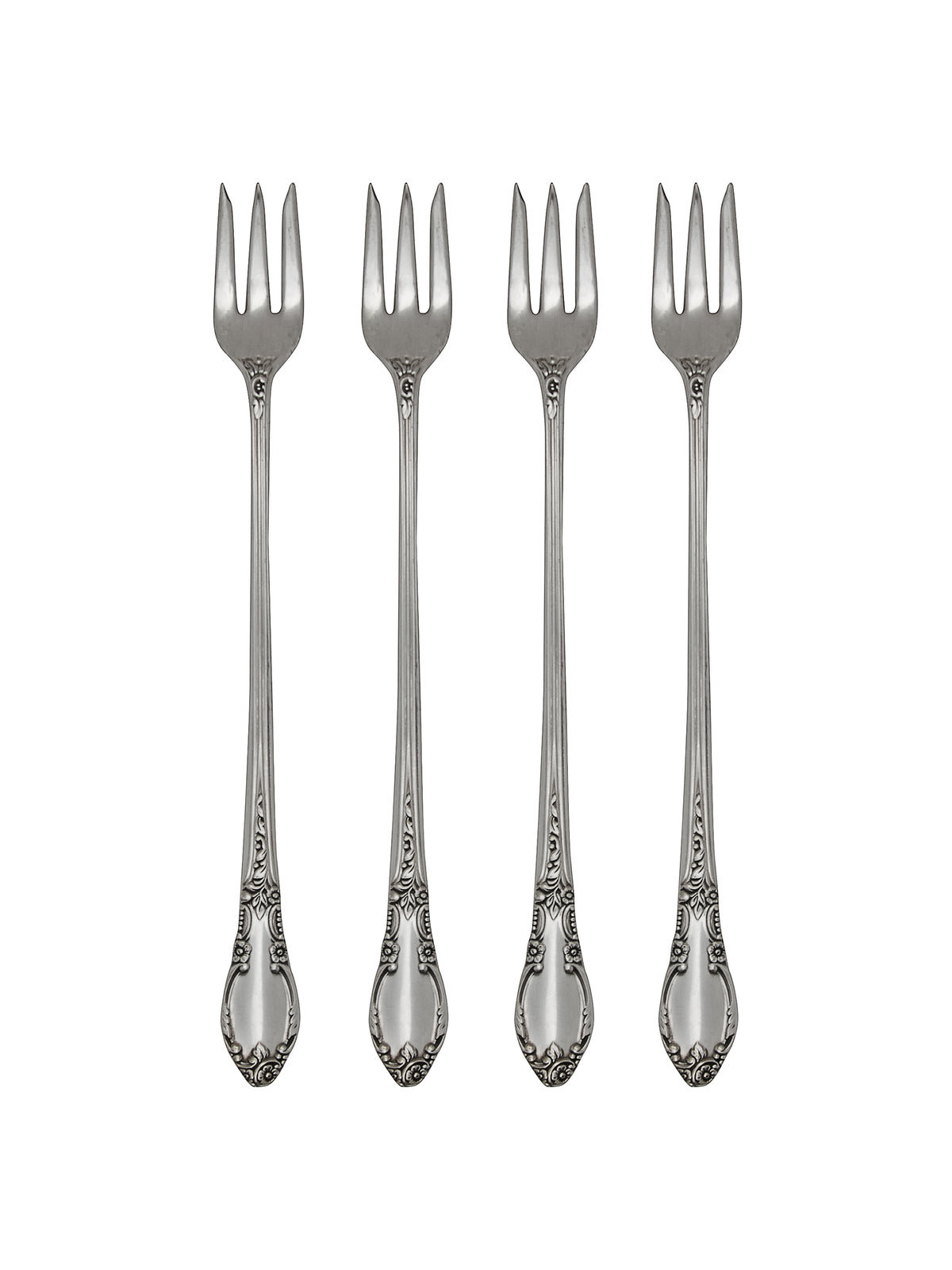 Vintage 1950s Enchantment Oyster Forks Set of Four Weston Table