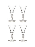 Vintage 1950s Flared Liqueur Glasses Set of Four Weston Table