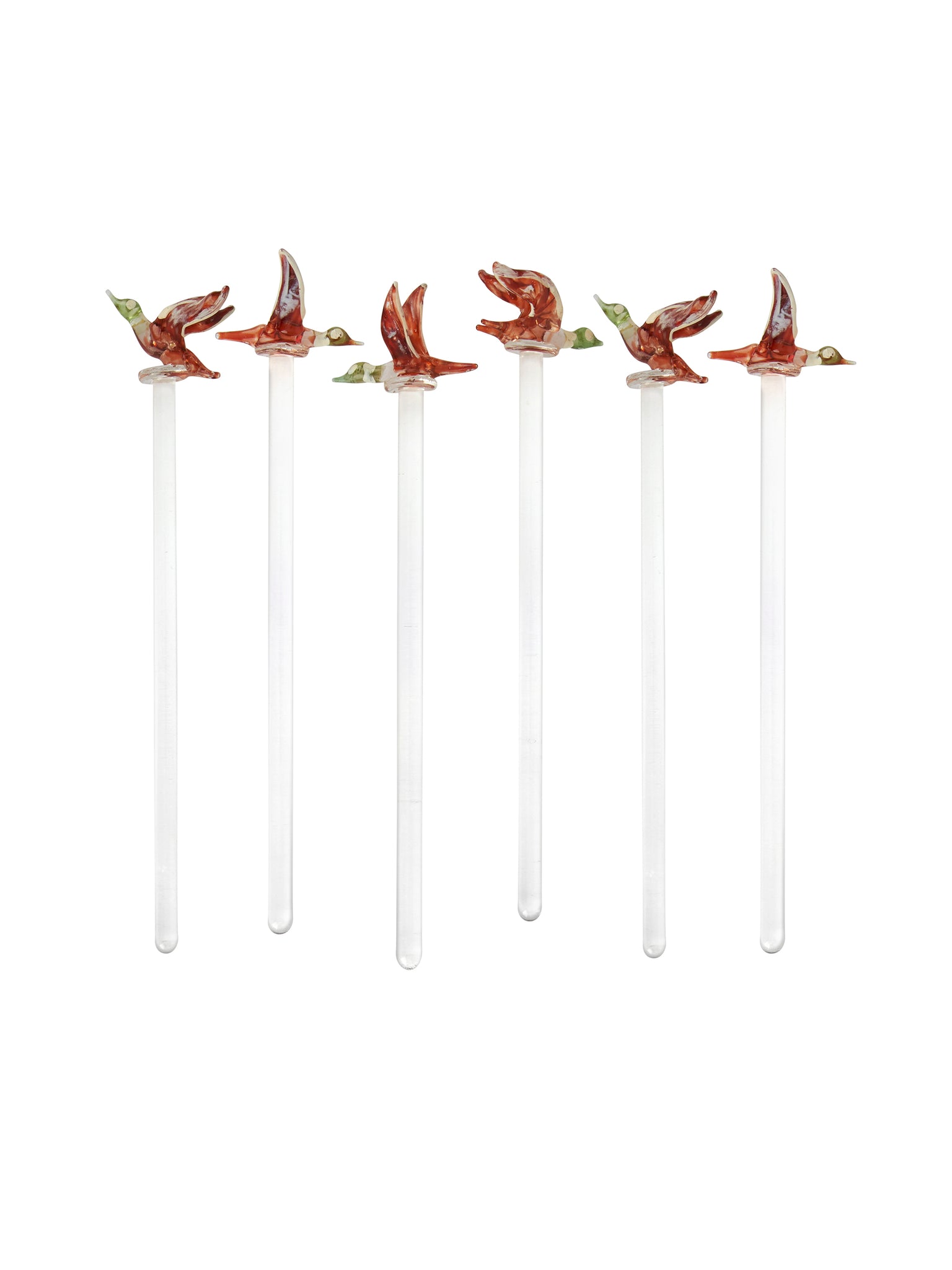 Vintage 1950s Flying Mallard Cocktail Stirrers