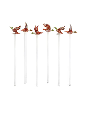  Vintage 1950s Flying Mallard Cocktail Stirrers 