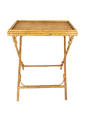 Vintage 1950s French Bamboo Table Weston Table