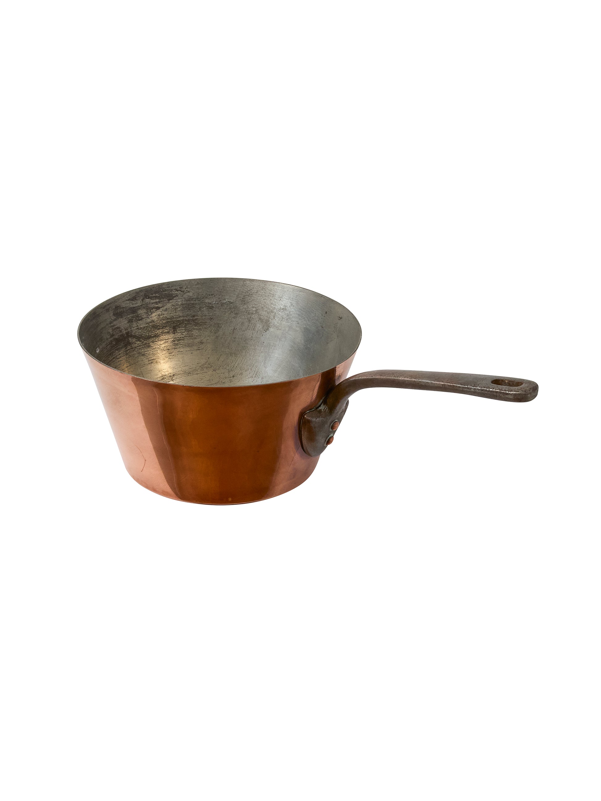 Vintage 1950s French Five Piece Copper Sauce Pan Set Weston Table