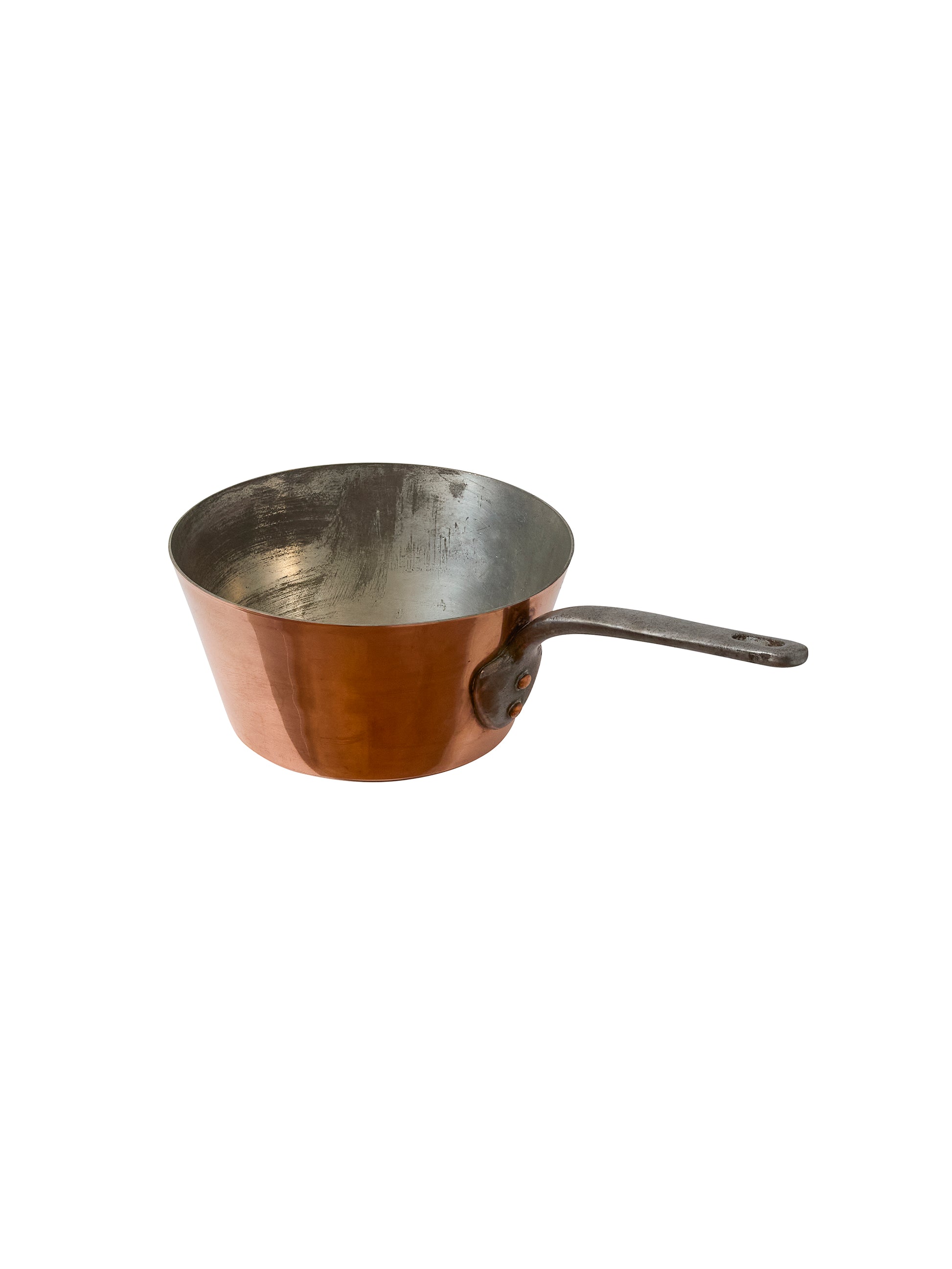 Vintage 1950s French Five Piece Copper Sauce Pan Set Weston Table