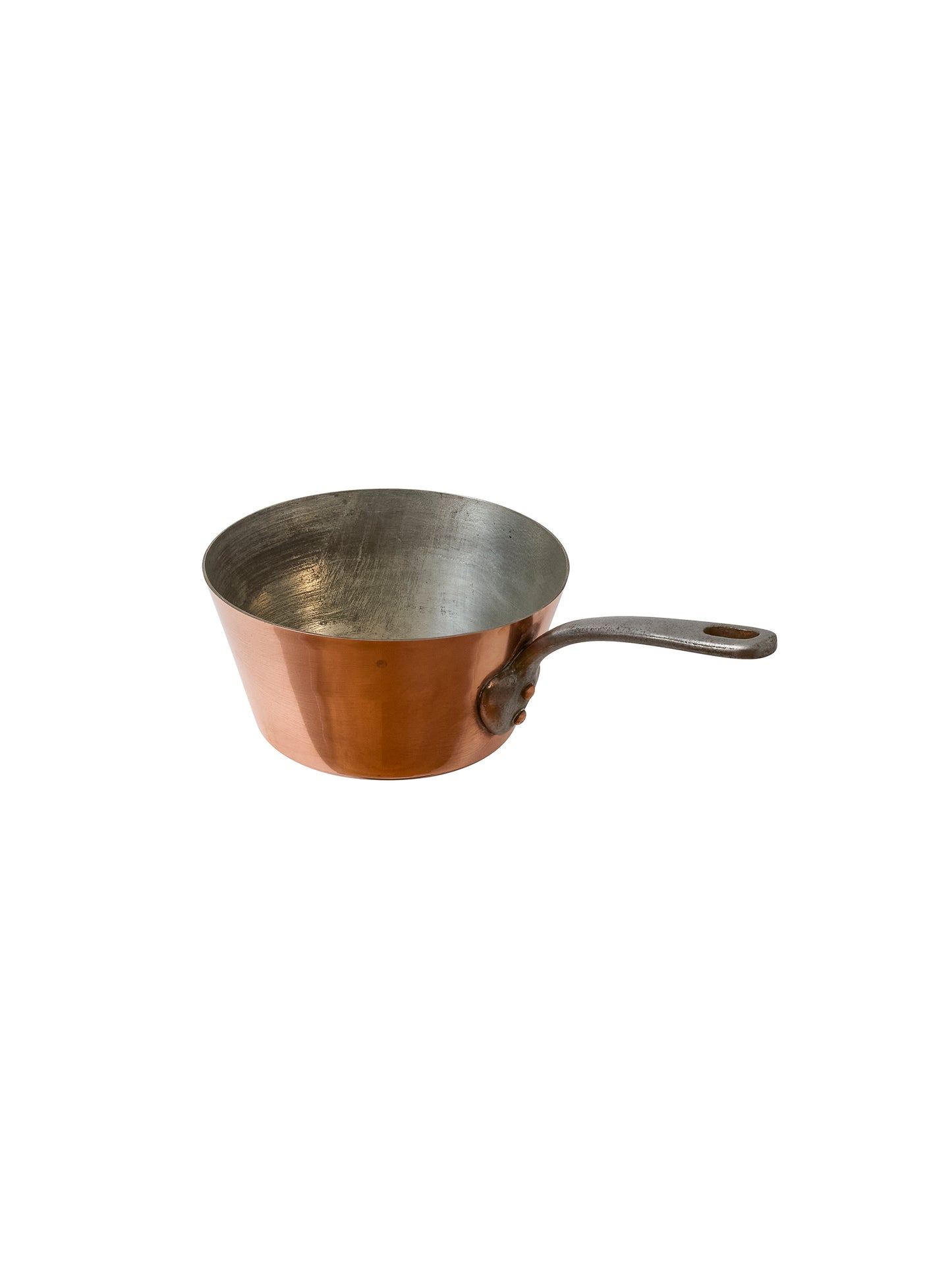 Vintage 1950s French Five Piece Copper Sauce Pan Set Weston Table