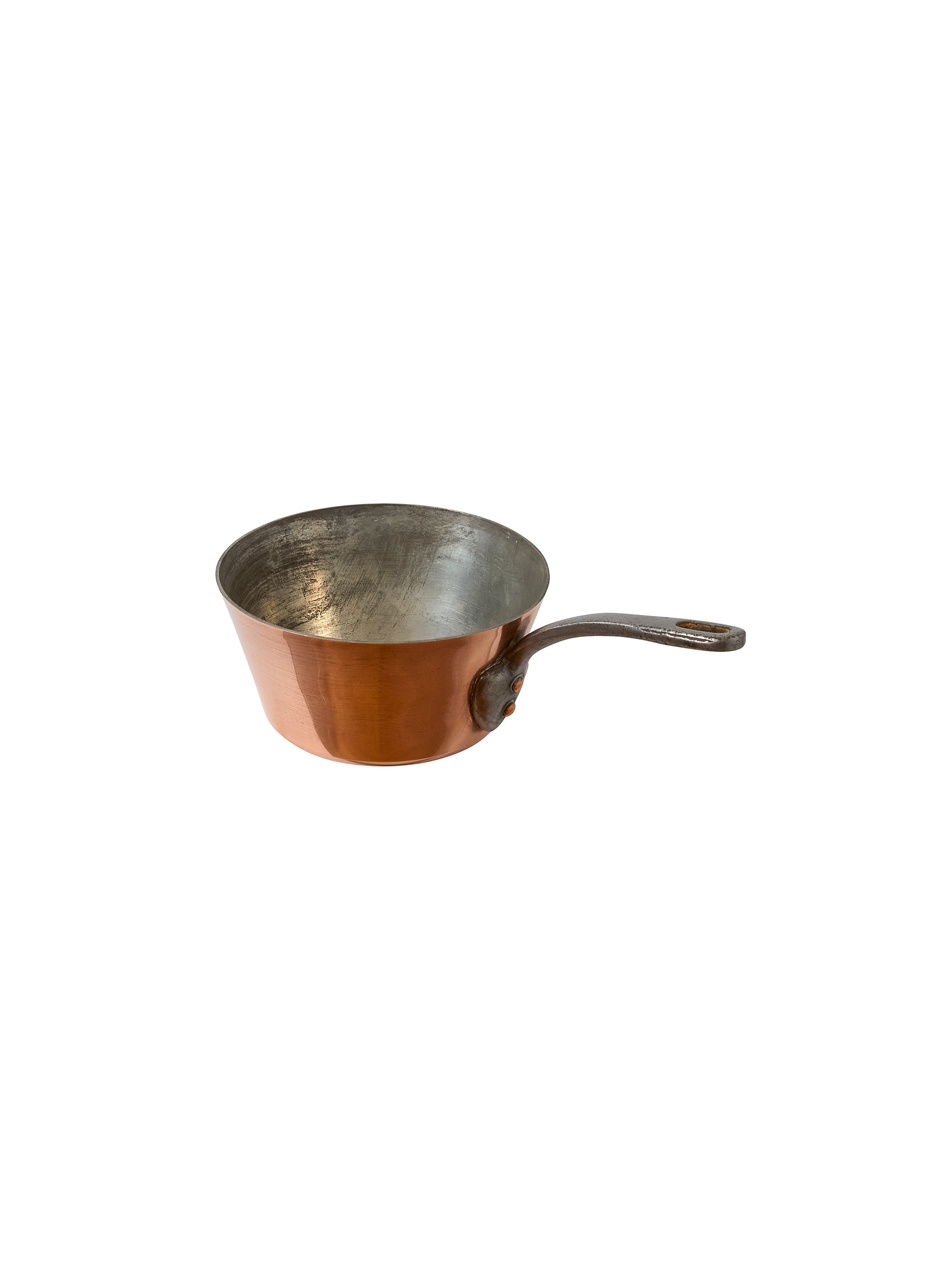 Vintage 1950s French Five Piece Copper Sauce Pan Set Weston Table