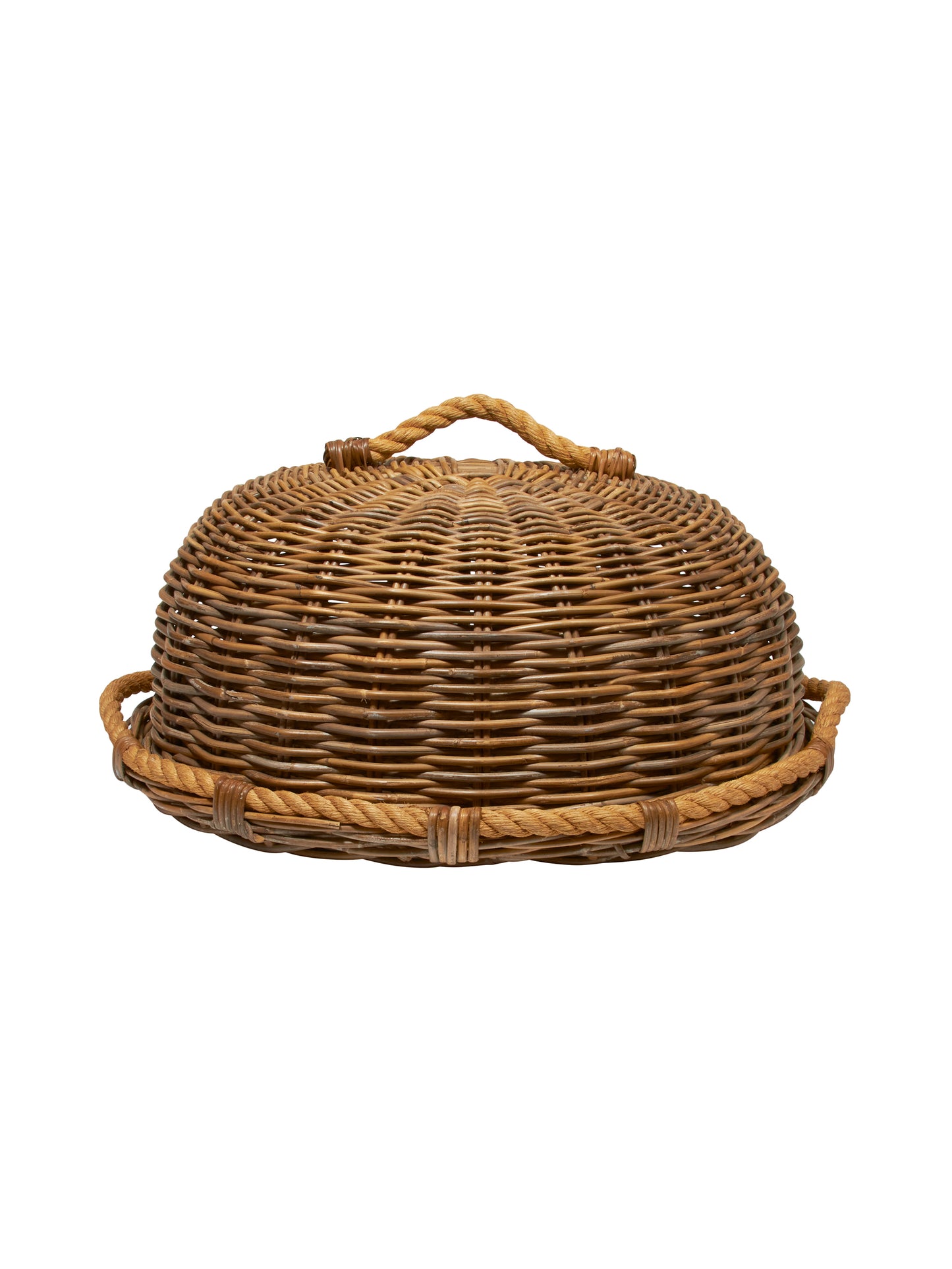 Vintage 1950s French Herb Drying Basket with Lid Weston Table