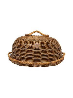  Vintage 1950s French Herb Drying Basket with Lid Weston Table 