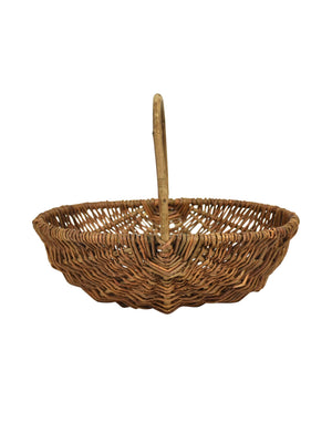  Vintage 1950s French Kitchen Garden Bent Wood Handle Basket Weston Table 