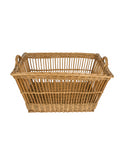 Vintage 1950s French Large Market Display Basket Weston Table