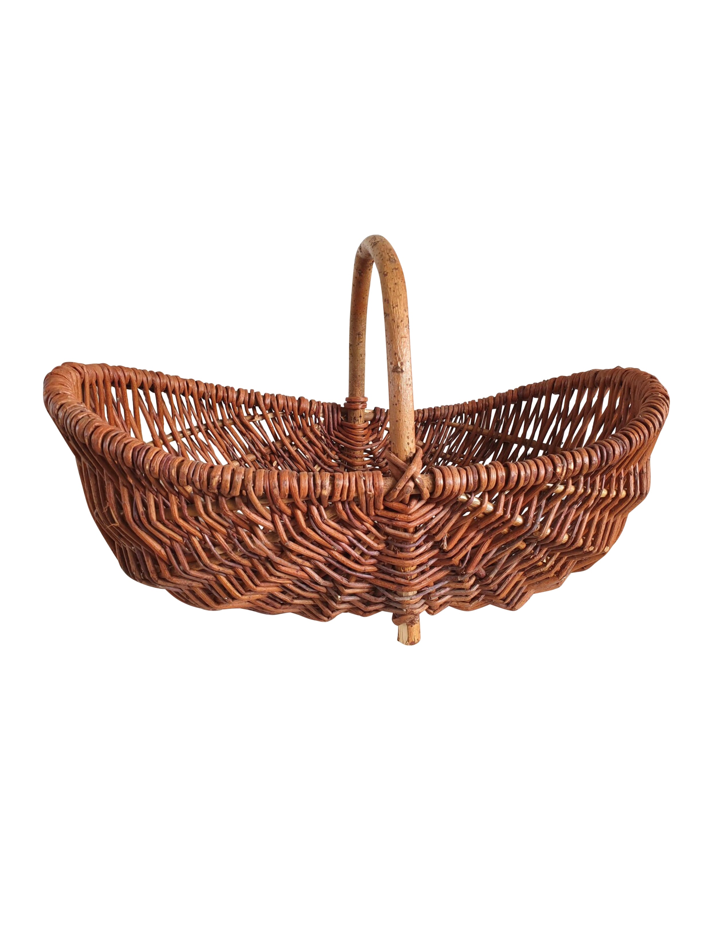 Vintage 1950s French Market Basket