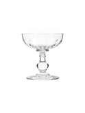 Vintage 1950s French Optic Panel Cocktail Coupes Weston Table
