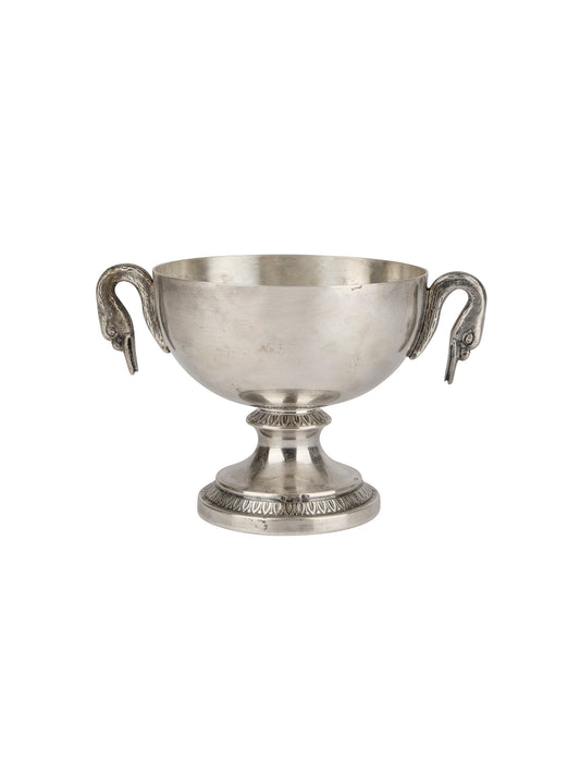 Vintage 1950s French Silver Plate Swan Bowl Weston Table