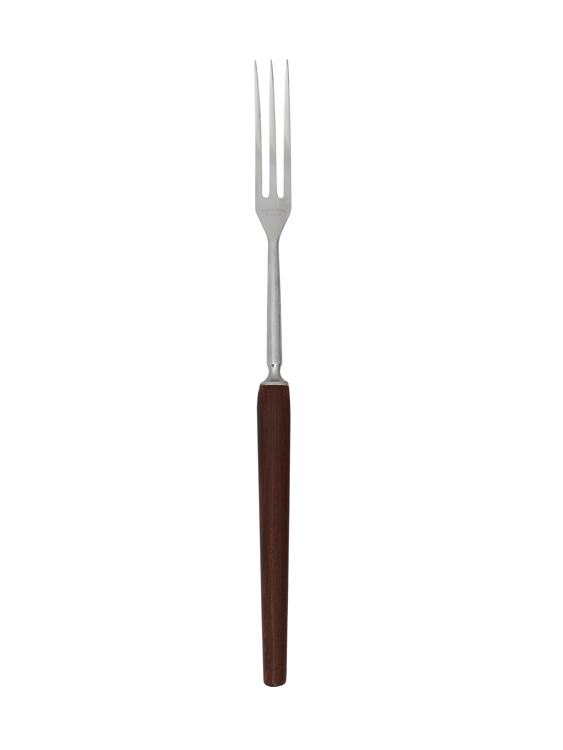 Vintage 1950s French Teak Wood Long Handled Forks Weston Table