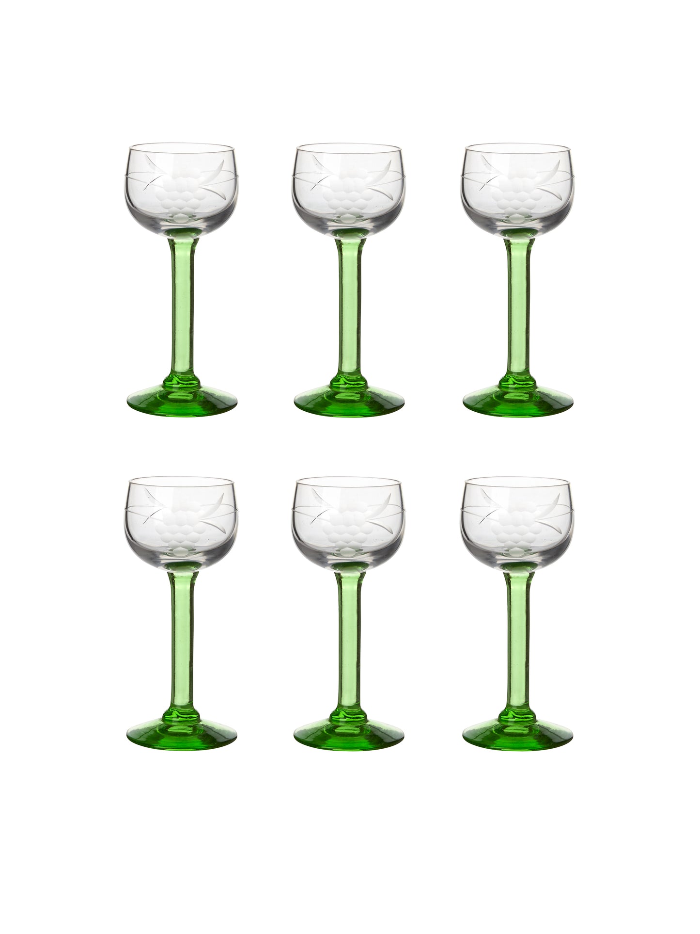 Vintage 1950s German Cordial Glasses