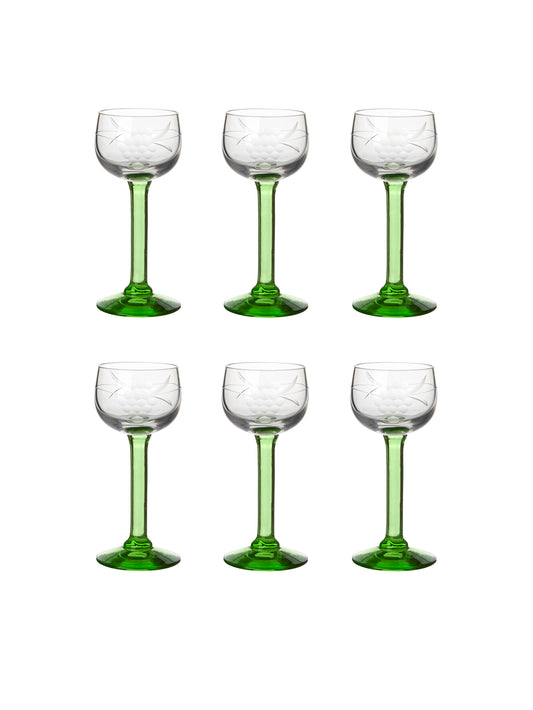 Vintage 1950s German Cordial Glasses