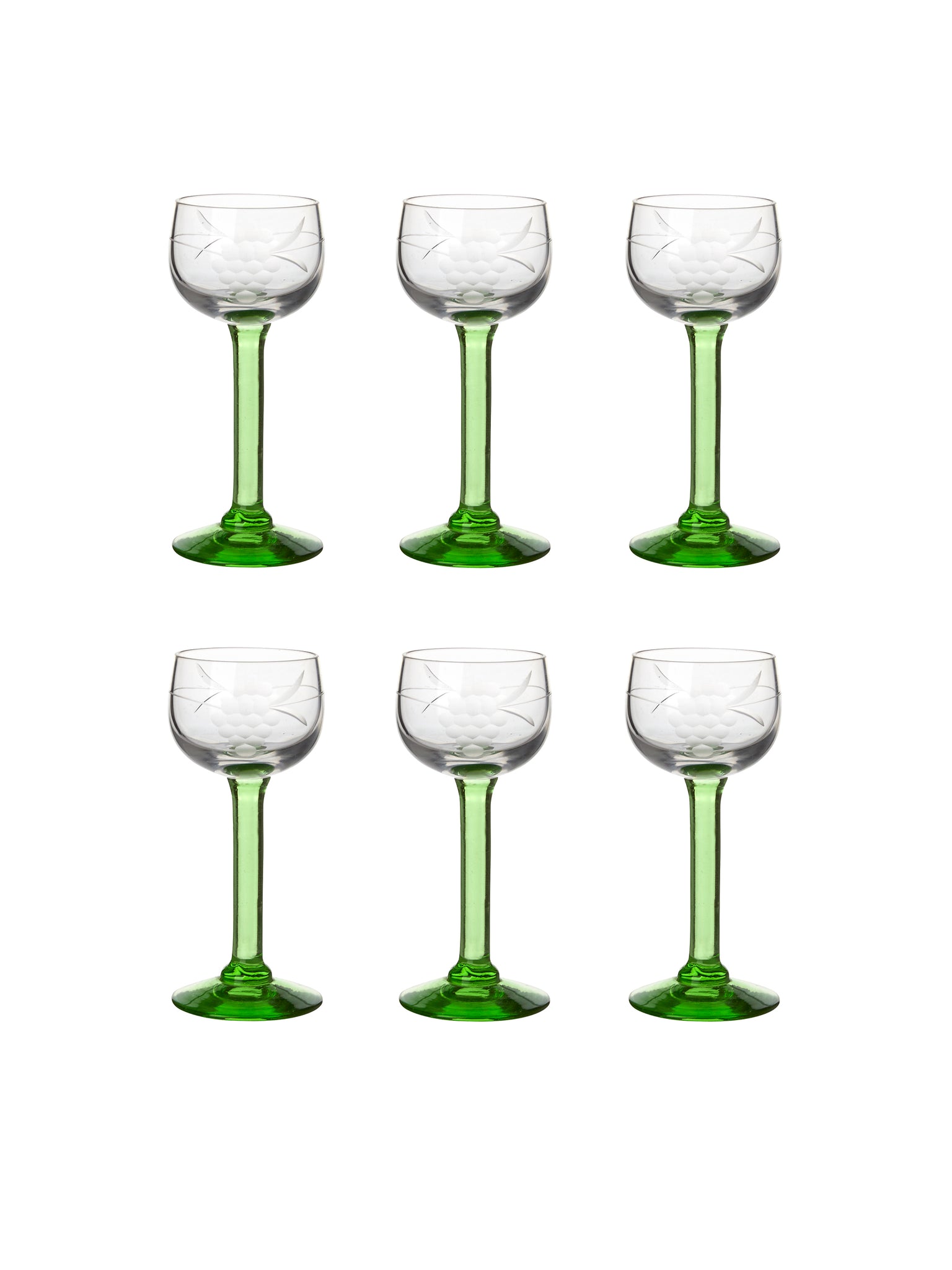Vintage 1950s German Cordial Glasses