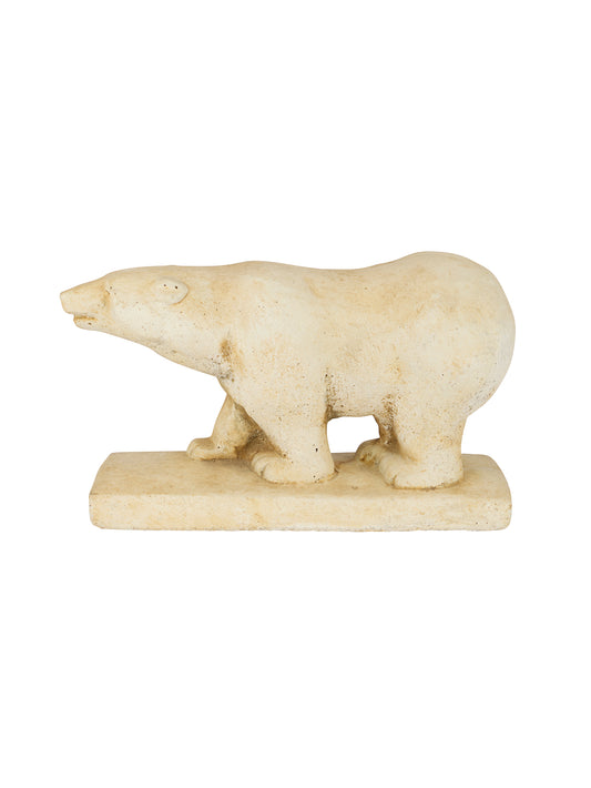 Vintage 1950s Herbert Geldhof Polar Bear Statue Weston Table