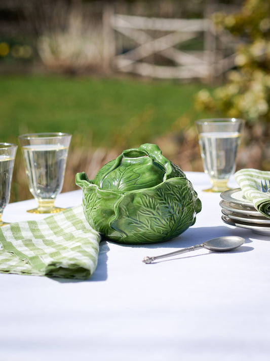 Vintage 1950s Holland Mold Cabbage Tureen Weston Table