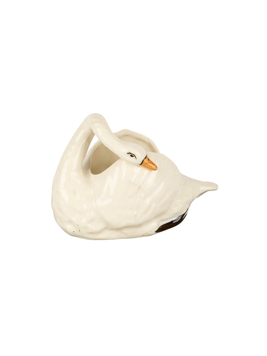 Vintage 1950s Japanese Handmade Porcelain Swan Weston Table