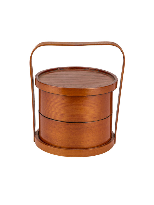Vintage 1950s Japanese Wooden Bento Box Weston Table