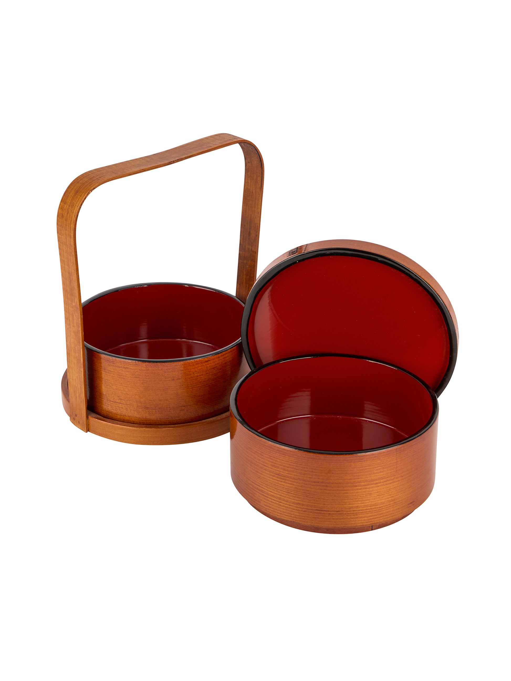 Vintage 1950s Japanese Wooden Bento Box Weston Table