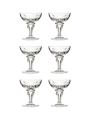  Vintage 1950s Juliana Cocktail Coupes Set of Six Weston Table 