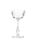 Vintage 1950s Laurel Wreath Small Cocktail Glasses Weston Table