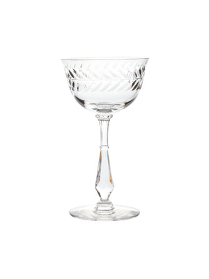  Vintage 1950s Laurel Wreath Small Cocktail Glasses Weston Table 