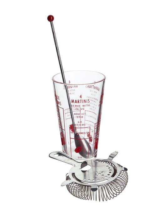 Vintage 1950s Mr. Mix It Professional Cocktail Set Weston Table