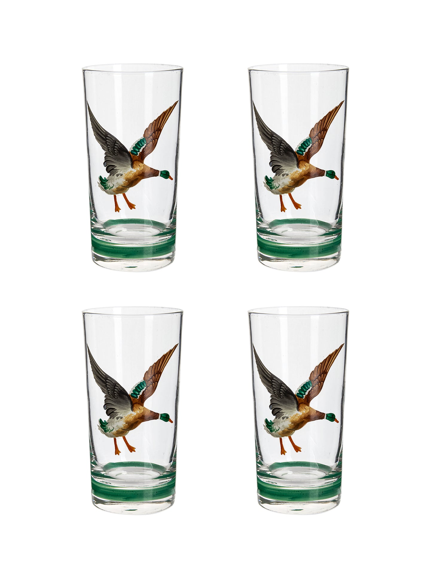 Vintage 1950s Mallard Tom Collins Glasses Weston Table