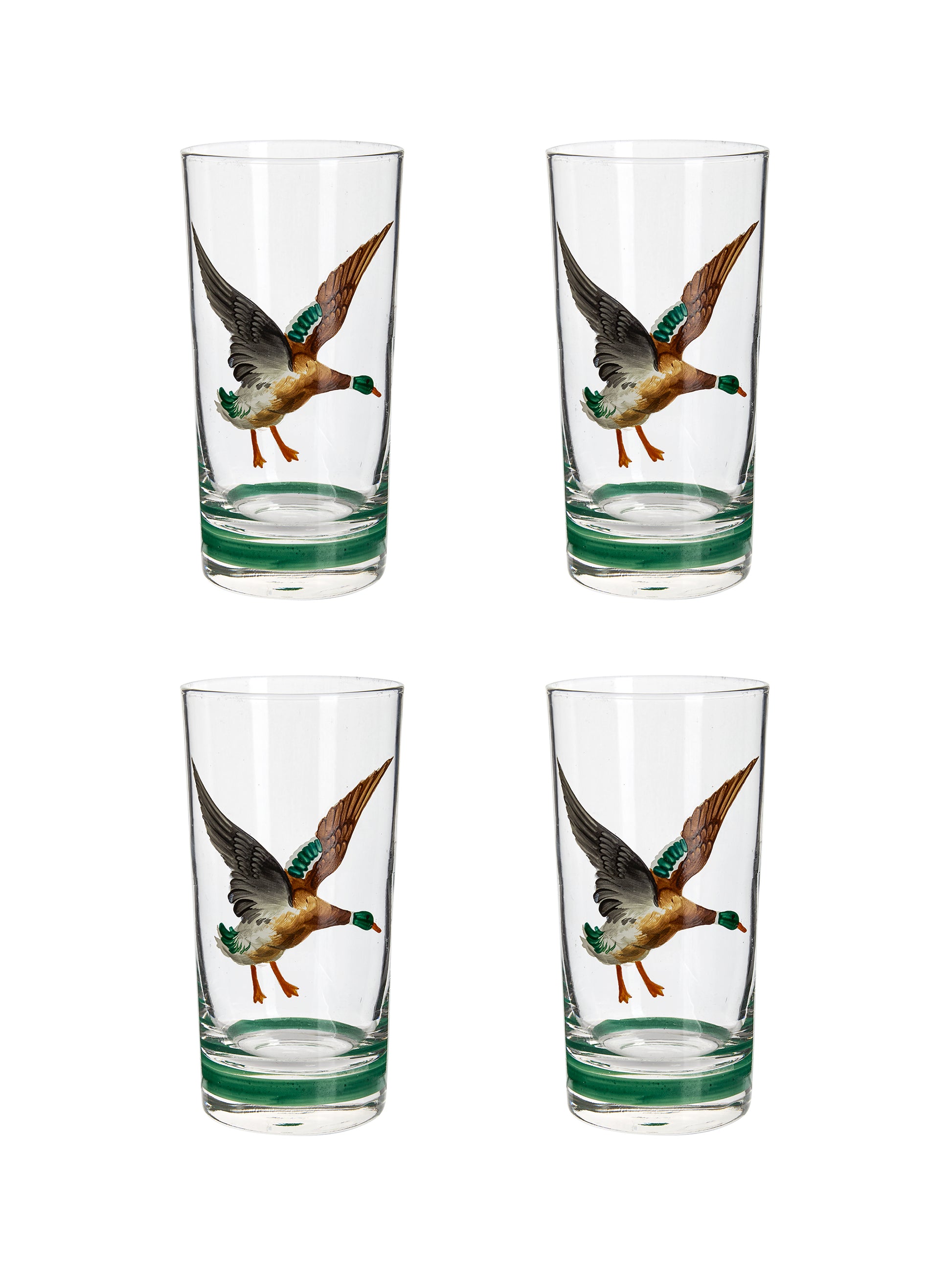 Vintage 1950s Mallard Tom Collins Glasses Weston Table