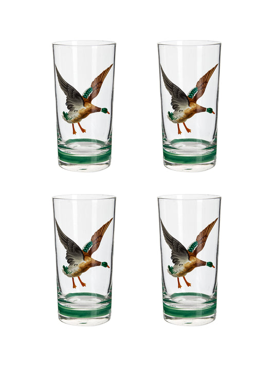 Vintage 1950s Mallard Tom Collins Glasses Weston Table