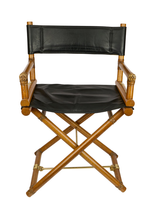 Vintage 1950s McGuire Bamboo X Chair Weston Table