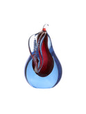 Vintage 1950s Murano Blue and Amethyst Apple & Pear Bookends Weston Table