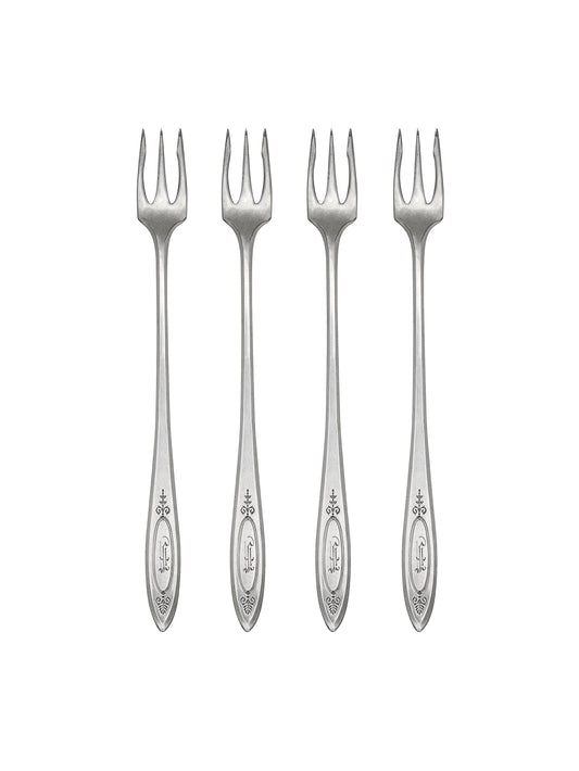 Vintage 1950s Oneida Community Silver Plate Oyster Forks Weston Table