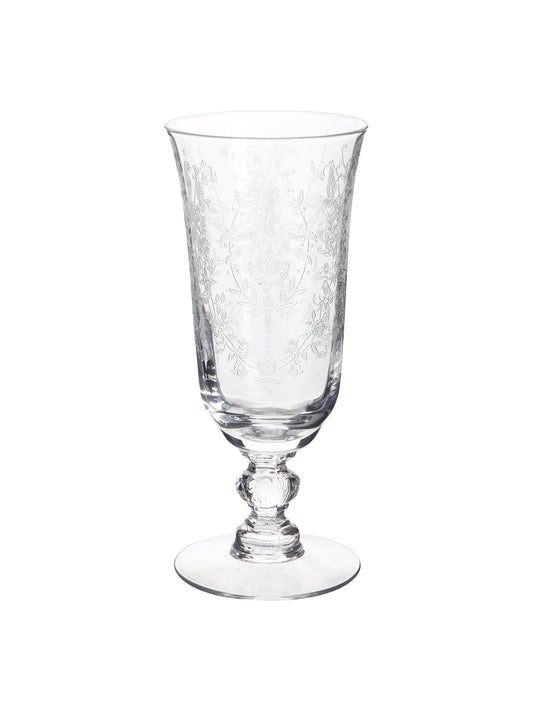 Vintage 1950s Heisey Orchid Footed Tumblers Weston Table