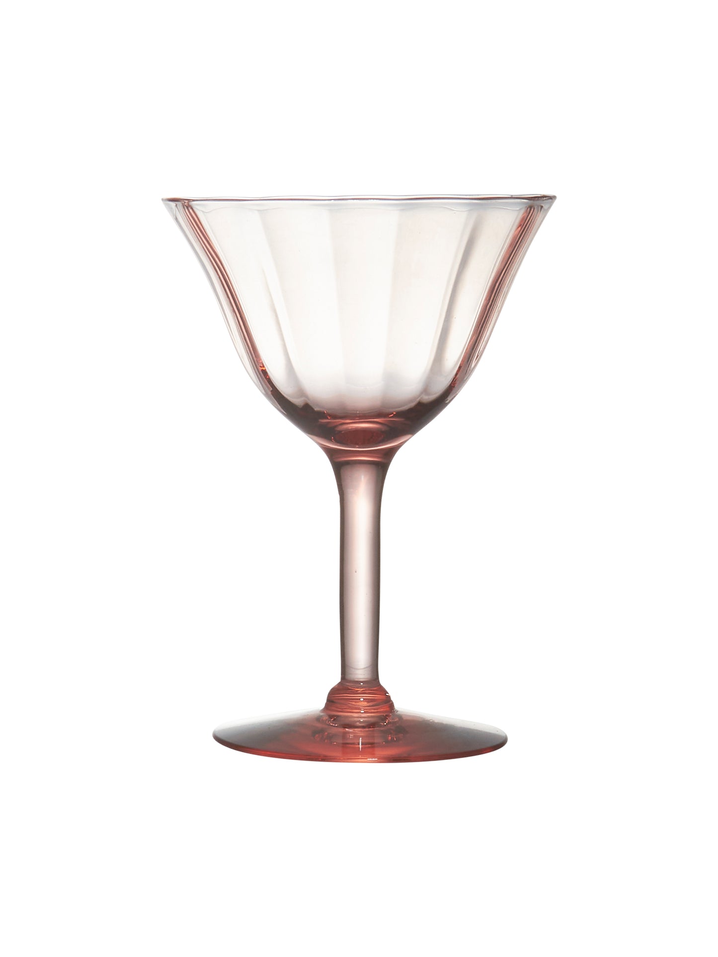 Vintage 1950s Pink Cocktail Coupes Weston Table