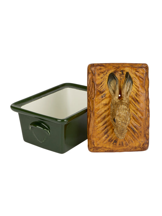 Vintage 1950s Rabbit Green Base Tureen Weston Table