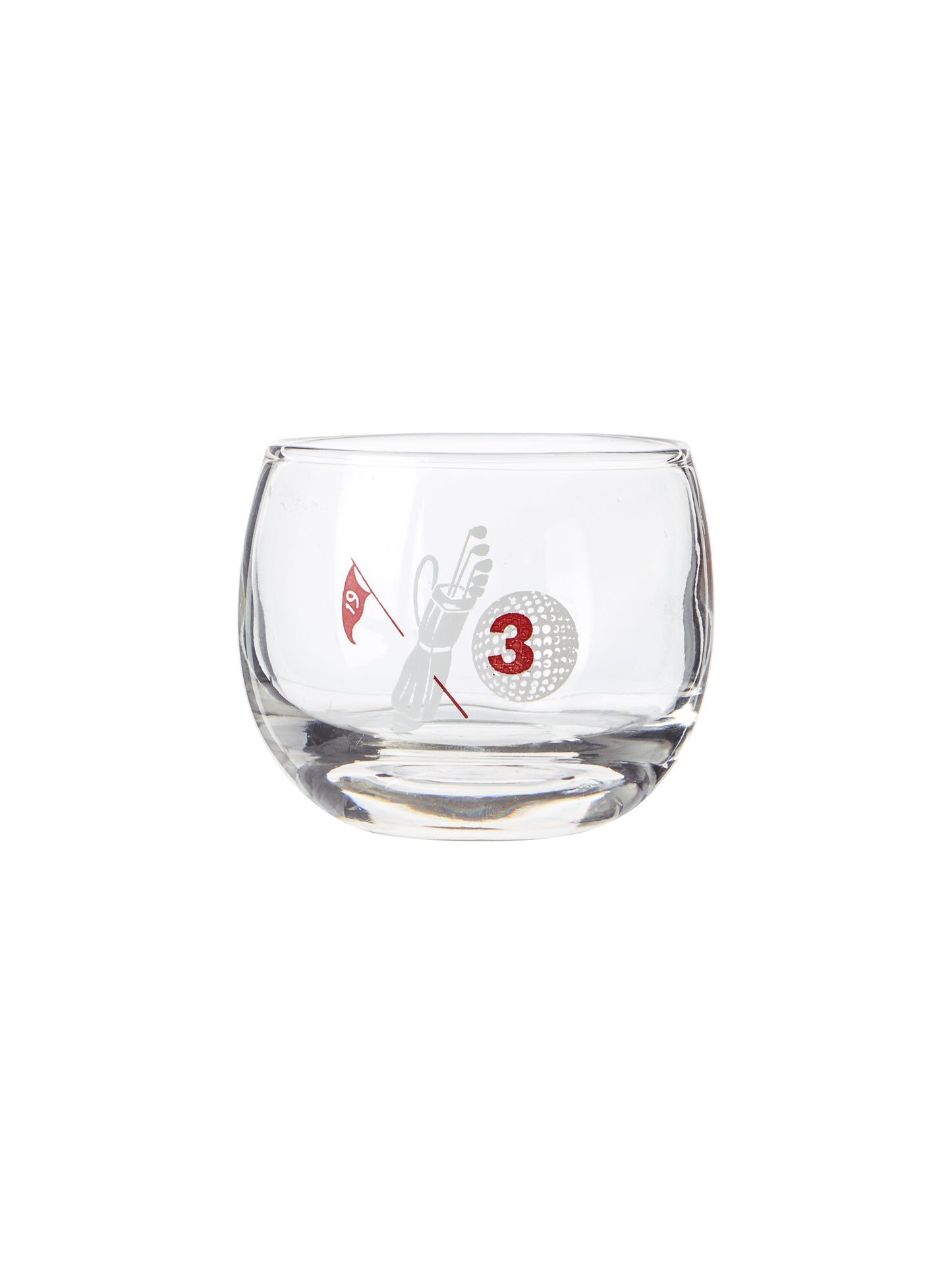 Vintage 1950s Roly Poly Golf Glasses Weston Table