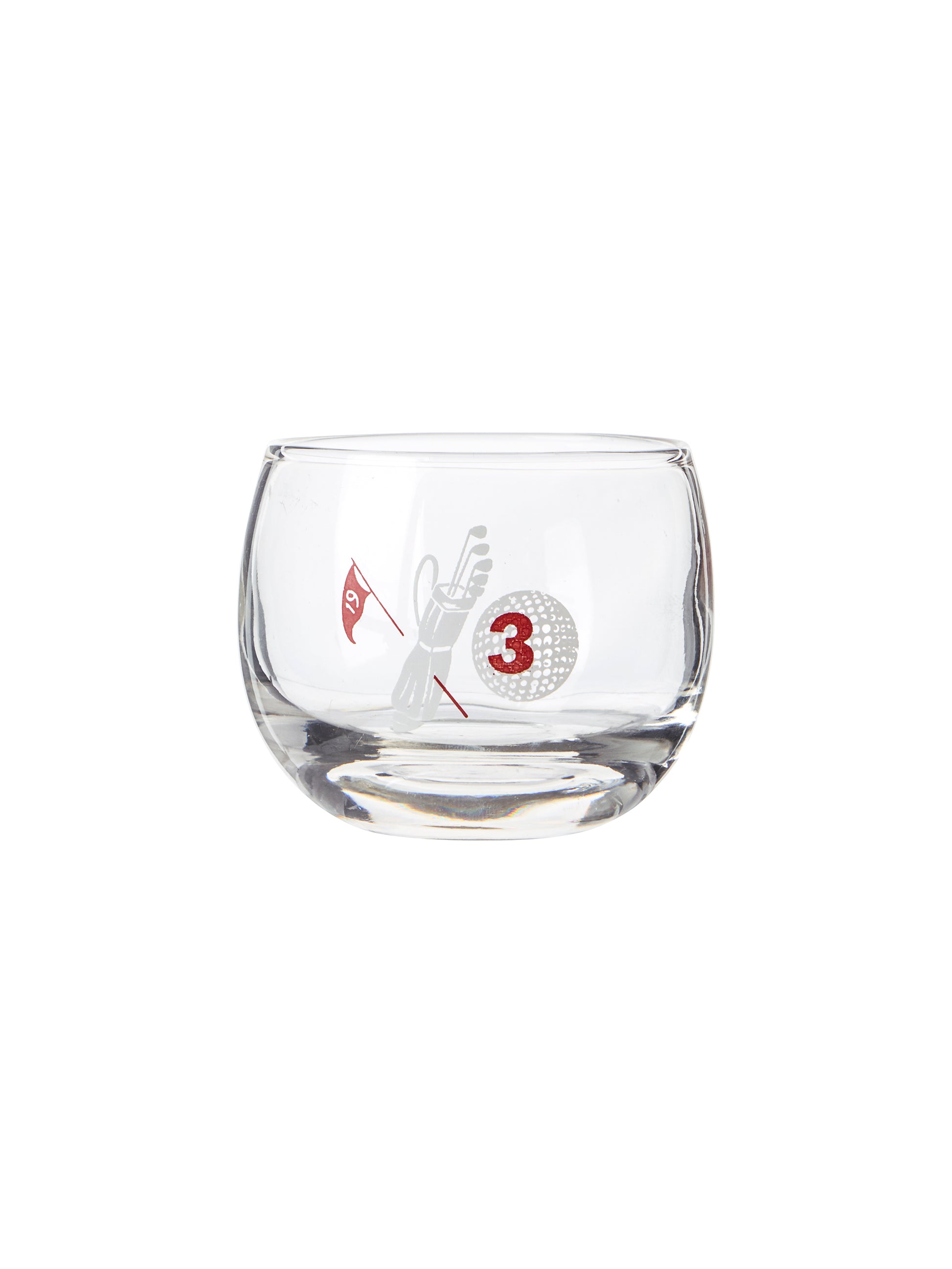 Vintage 1950s Roly Poly Golf Glasses Weston Table